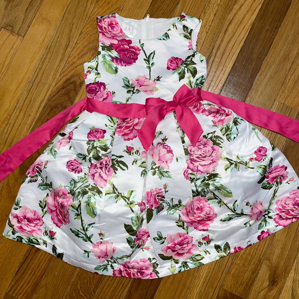 CRB Girl Easter Dress, Size 4, EUC